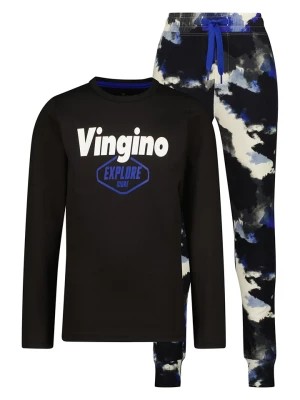 Zdjęcie produktu Vingino Piżama "Wircon" w kolorze czarno-niebieskim rozmiar: 146/152