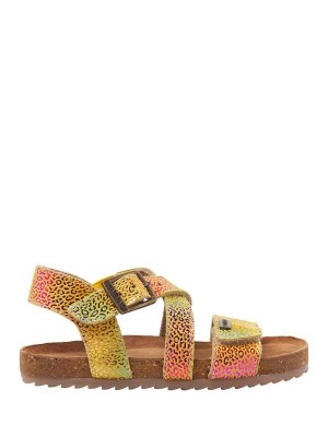 Zdjęcie produktu Vingino Skórzane sandały w kolorze żółtym rozmiar: 31
