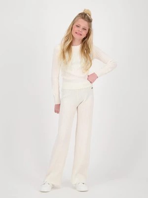 Zdjęcie produktu Vingino Spodnie "Silkie" w kolorze kremowym rozmiar: 152