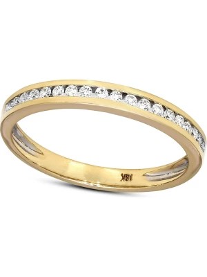 Zdjęcie produktu Vittoria Jewels Złoty pierścionek z diamentami rozmiar: 56