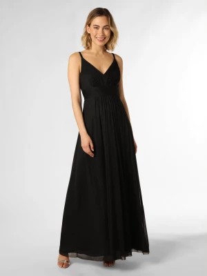 Zdjęcie produktu VM Damska sukienka wieczorowa Kobiety Sztuczne włókno czarny jednolity,