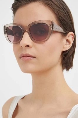 Zdjęcie produktu VOGUE okulary przeciwsłoneczne damskie kolor beżowy 0VO5567S