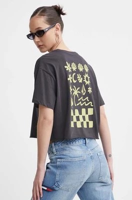 Zdjęcie produktu Volcom t-shirt bawełniany damski kolor szary