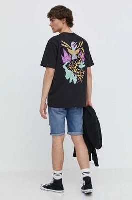 Zdjęcie produktu Volcom t-shirt bawełniany męski kolor czarny z nadrukiem