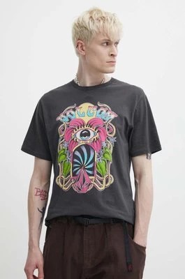 Zdjęcie produktu Volcom t-shirt bawełniany męski kolor szary z nadrukiem
