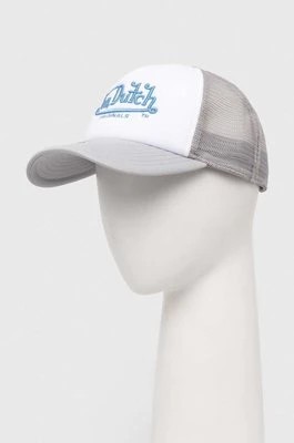 Zdjęcie produktu Von Dutch czapka z daszkiem kolor biały wzorzysta