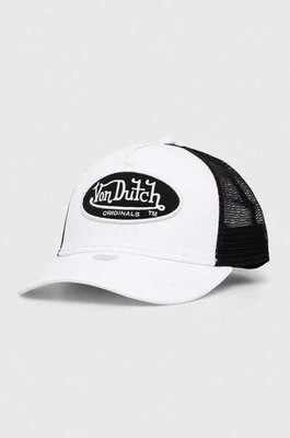 Zdjęcie produktu Von Dutch czapka z daszkiem kolor biały z aplikacją