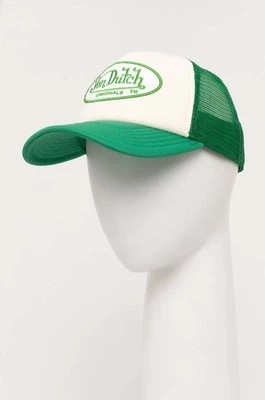 Zdjęcie produktu Von Dutch czapka z daszkiem kolor zielony z aplikacją