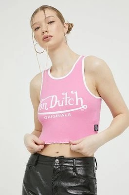 Zdjęcie produktu Von Dutch top damski kolor różowy