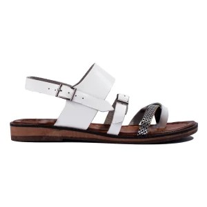 Zdjęcie produktu W. Potocki Skórzane sandałki Potocki białe