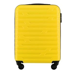 Zdjęcie produktu Walizka kabinowa z ABS-u w geometryczny deseń żółta Wittchen