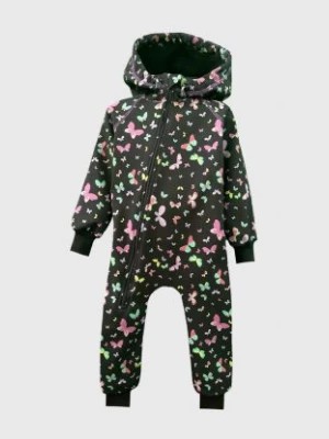 Zdjęcie produktu Waterproof Softshell Overall Comfy Butterflies Black Jumpsuit iELM