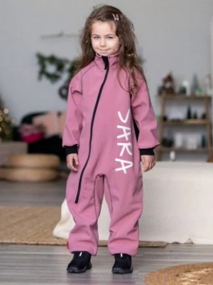 Zdjęcie produktu Waterproof Softshell Overall Comfy Dusty Pink Bodysuit iELM