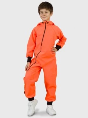 Zdjęcie produktu Waterproof Softshell Overall Comfy Neon Orange Jumpsuit iELM
