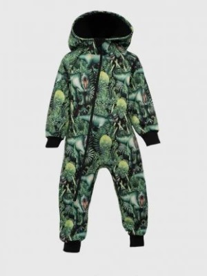 Zdjęcie produktu Waterproof Softshell Overall Comfy T-Rex Green Jumpsuit iELM