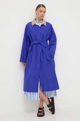 Zdjęcie produktu Weekend Max Mara płaszcz damski kolor niebieski przejściowy 2415021012600