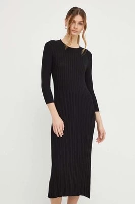 Zdjęcie produktu Weekend Max Mara sukienka kolor czarny midi dopasowana 2415321011600