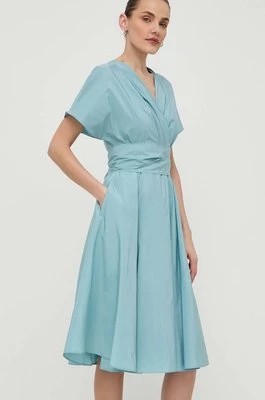 Zdjęcie produktu Weekend Max Mara sukienka kolor niebieski mini rozkloszowana 2415221172600
