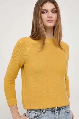 Zdjęcie produktu Weekend Max Mara sweter bawełniany kolor żółty lekki 2415361071600