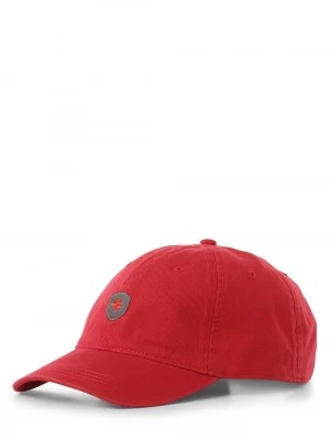 Zdjęcie produktu Wellensteyn Męska czapka z daszkiem Mężczyźni Bawełna czerwony jednolity,