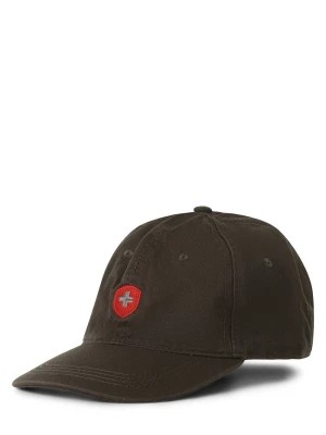 Zdjęcie produktu Wellensteyn Męska czapka z daszkiem Mężczyźni Bawełna zielony jednolity,