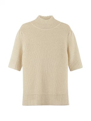 Zdjęcie produktu Hessnatur Wełniany sweter w kolorze beżowym rozmiar: 40