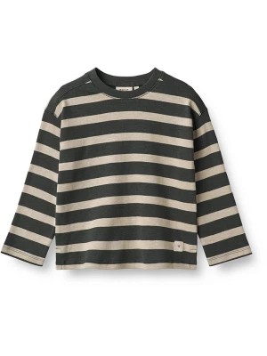 Zdjęcie produktu Wheat Koszulka "Malthe" w kolorze beżowo-czarnym rozmiar: 128