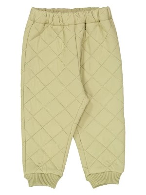 Zdjęcie produktu Wheat Spodnie termiczne "Alex" w kolorze zielonym rozmiar: 86
