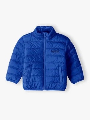 Zdjęcie produktu Wiosenna kurtka przejściowa chłopięca ze stójką - niebieska Minoti