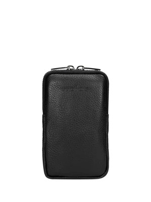 Zdjęcie produktu Wojas Skórzana torebka w kolorze czarnym na smartfona - (S)9,5 x (W)16 x (G)1,5 cm rozmiar: onesize