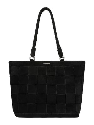 Zdjęcie produktu Wojas Skórzany shopper bag w kolorze czarnym - (S)42 x (W)32 x (G)15 cm rozmiar: onesize
