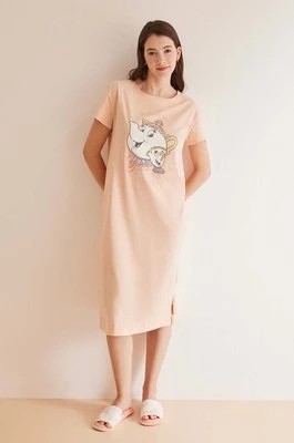 Zdjęcie produktu women'secret koszula nocna bawełniana SPRING TALES kolor różowy bawełniana 4447709