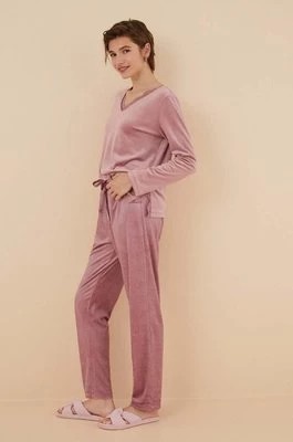 Zdjęcie produktu women'secret piżama SOFT TOUCH FRANCHISEE damska kolor różowy 3596065