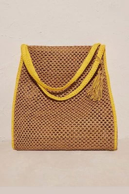 Zdjęcie produktu women'secret torba plażowa PARADISE kolor beżowy 4387695