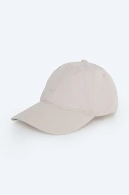 Zdjęcie produktu Wood Wood czapka z daszkiem bawełniana Low profile twill cap kolor beżowy gładka 12110804.7083