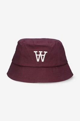Zdjęcie produktu Wood Wood kapelusz bawełniany kolor czerwony bawełniany 10230813.7083-BURGUND