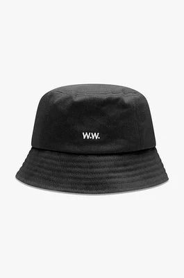 Zdjęcie produktu Wood Wood kapelusz bawełniany Ossian Bucket Hat 12240817-7083 BLACK kolor czarny bawełniany 12240817.7083-DUSTYGREEN