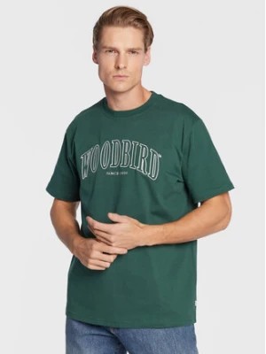 Zdjęcie produktu Woodbird T-Shirt Rics Cover 2246-402 Zielony Regular Fit
