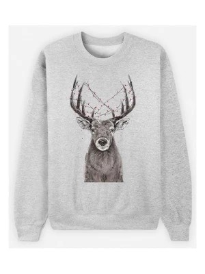 Zdjęcie produktu WOOOP Bluza "Christmas Deer" w kolorze szarym rozmiar: S