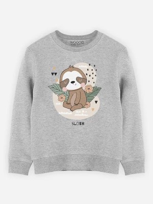 Zdjęcie produktu WOOOP Bluza "Jungle Sloth" w kolorze szarym rozmiar: 116