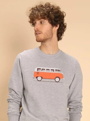 Zdjęcie produktu WOOOP Bluza "Red Van" w kolorze szarym rozmiar: XL