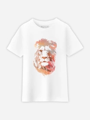 Zdjęcie produktu WOOOP Koszulka "Desert Lion" w kolorze białym rozmiar: 92