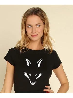 Zdjęcie produktu WOOOP Koszulka "Foxy Shape" w kolorze czarnym rozmiar: M
