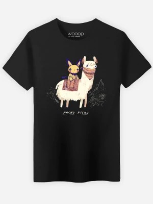 Zdjęcie produktu WOOOP Koszulka "Machu Pichu" w kolorze czarnym rozmiar: XXL