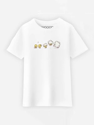 Zdjęcie produktu WOOOP Koszulka "Microwaveolution" w kolorze białym rozmiar: 92