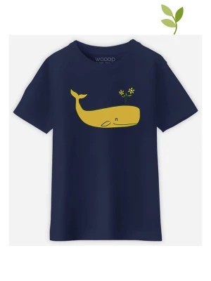 Zdjęcie produktu WOOOP Koszulka "Peace whale" w kolorze granatowym rozmiar: 128