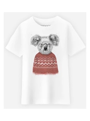 Zdjęcie produktu WOOOP Koszulka "Winter Koala" w kolorze białym rozmiar: 152