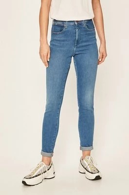 Zdjęcie produktu Wrangler jeansy High Rise Skinny Pool Blue damskie high waist
