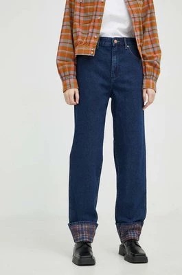 Zdjęcie produktu Wrangler jeansy Mom Straight Autumn Days damskie high waist