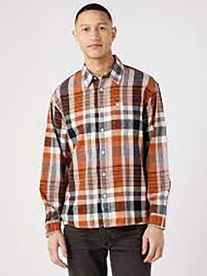 Zdjęcie produktu Wrangler Koszula - Regular fit - w kolorze pomarańczowo-czarnym rozmiar: XXL